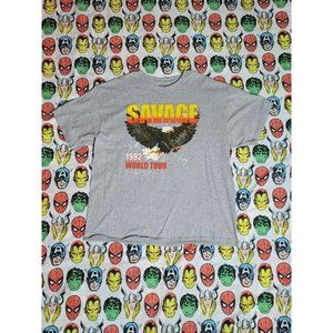 Savage T Shirt XXL 90s Skater Hiphop Streetwear Graffiti Hype Oldschool Swag